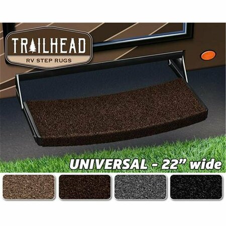 POWERHOUSE 20221 Trailhead Universal RV Step Rug, Grizzly Brown PO3572107